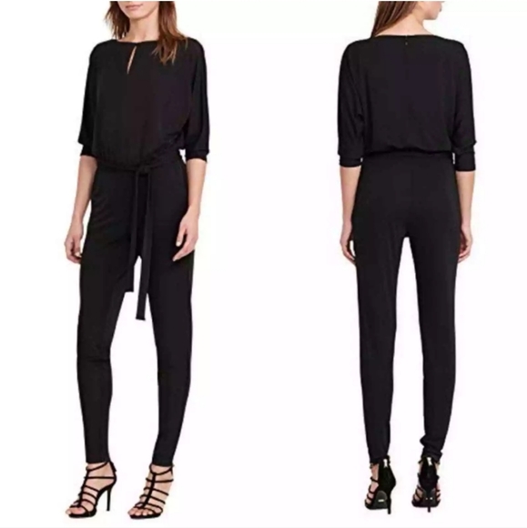 Lauren Ralph Lauren Pants - LAUREN RALPH LAUREN Women's Medium Black Drattea Keyhole Jumpsuit New with Tags.